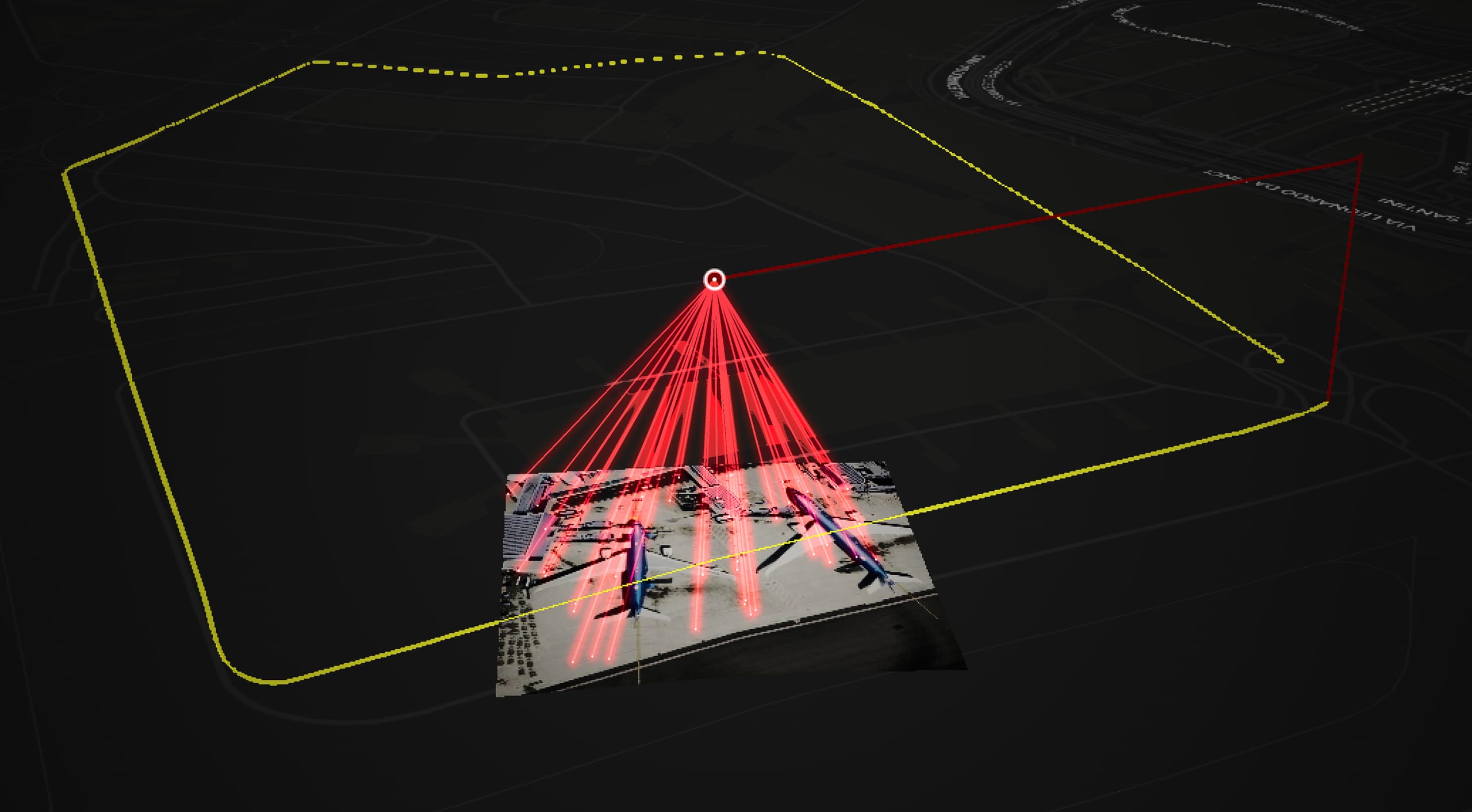 Onboard position projection